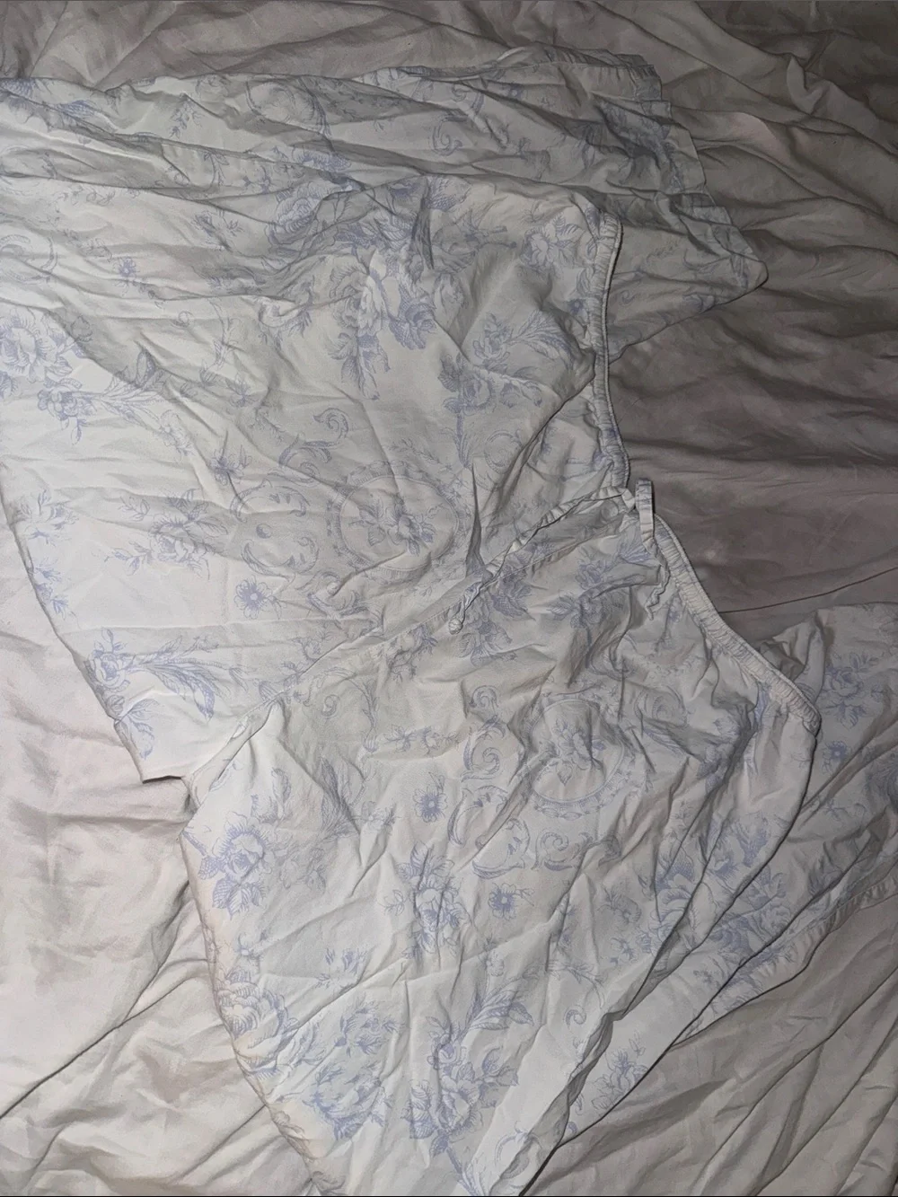 Valerie Stevens white pajama